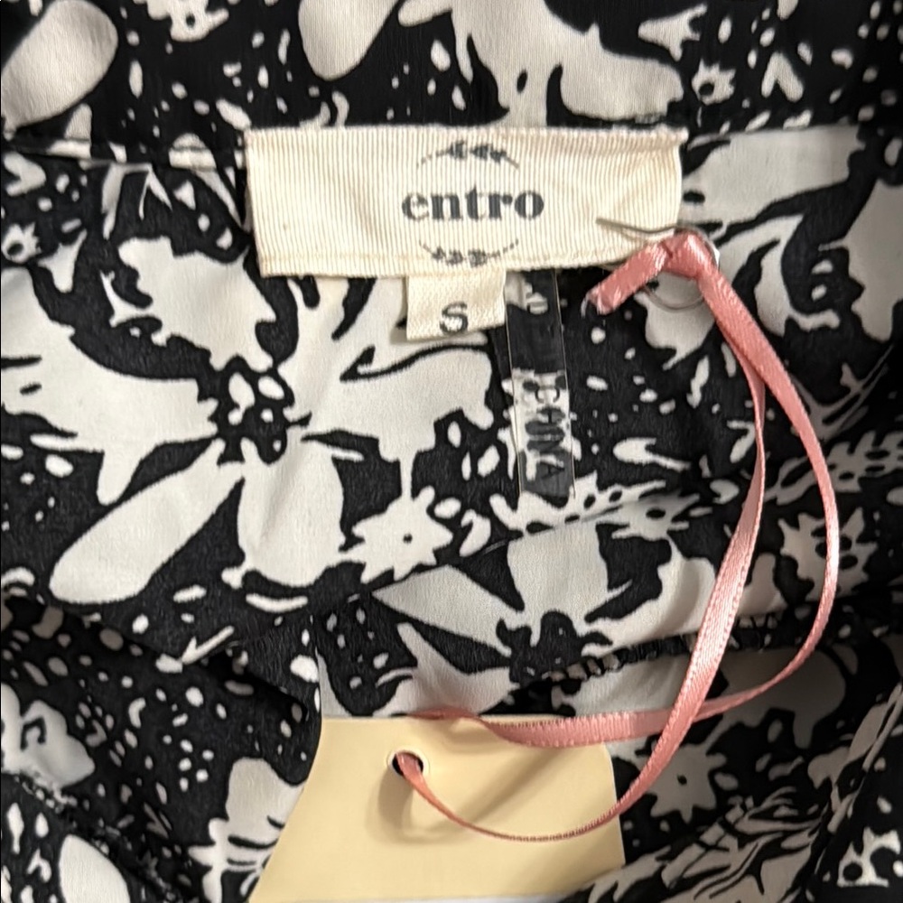 Entro Esther Floral‎ Long Sleeve Blouse Boho Cottagecore Romantic - Picture 5 of 6